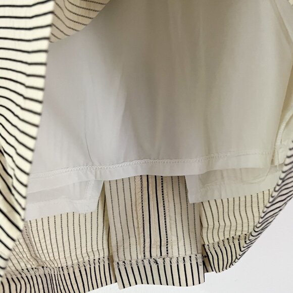 Eva Franco x Anthropologie Vintage Black White Pinstripe Pencil Skirt NWT. 6 - Picture 4 of 8